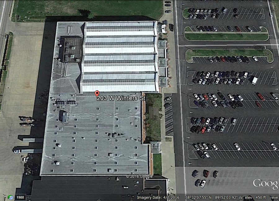 AMC Roofing roof replacement at Scott Air Force Base